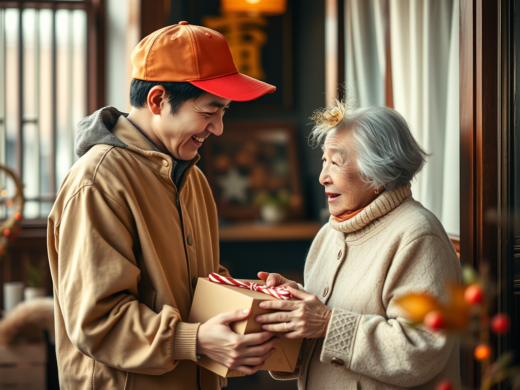 年末の配達と感謝の心